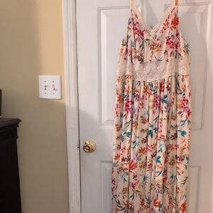 Torrid Multicolor Smocked Dress